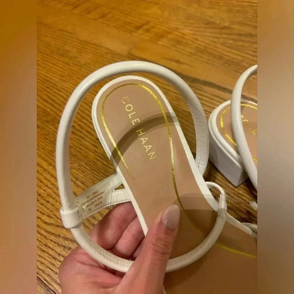 Cole Haan Calli Thong Block-Heel Dress  Sandals NWT - Picture 3 of 5